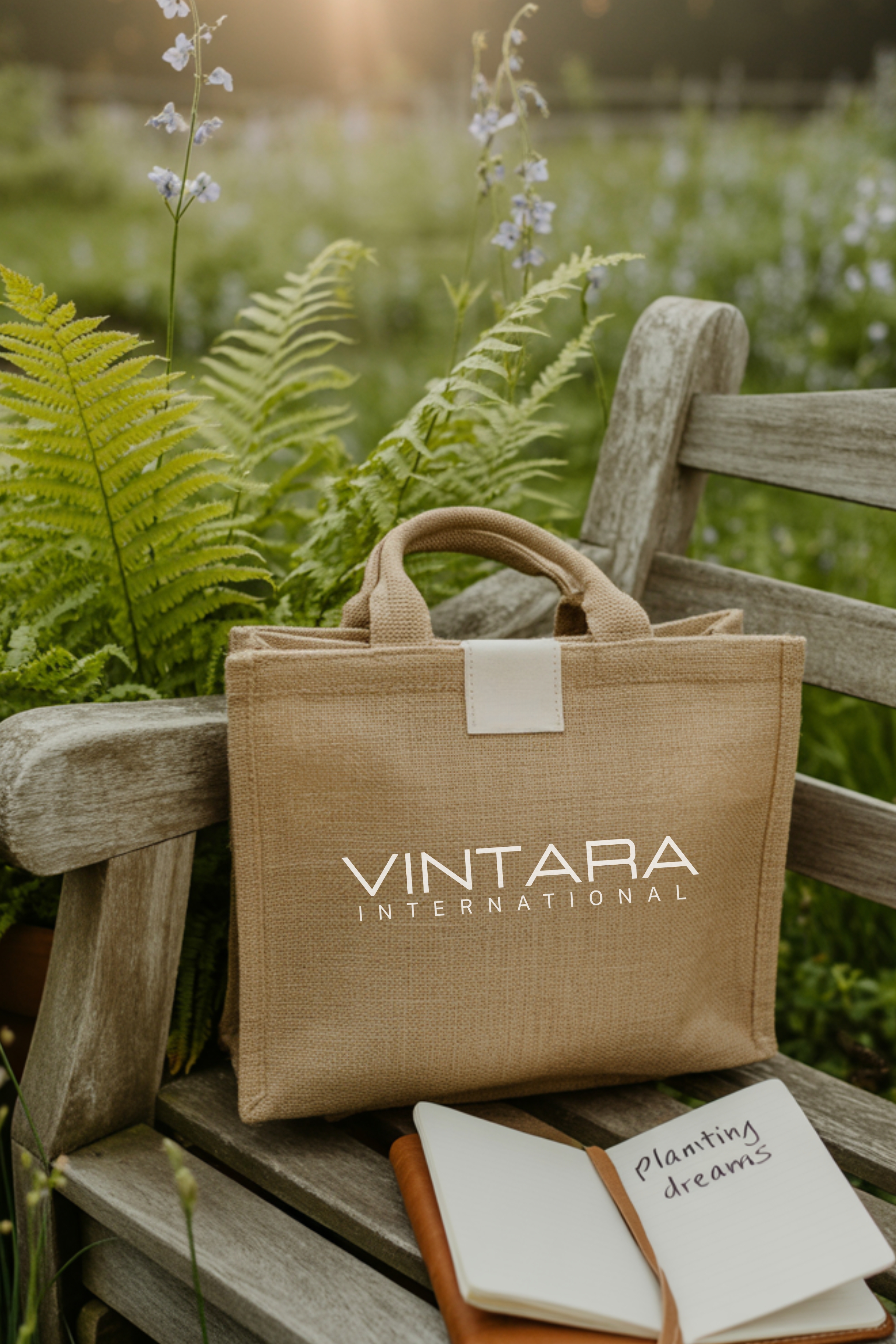 Framed Jute Bag